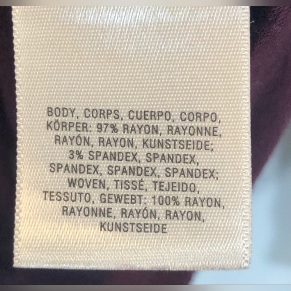 Anthropologie Postmark Maroon Split Neck Tunic To… - image 6